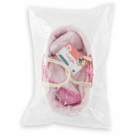 Cuna rosa de juguete para muñecas, ideal para niños +3 años