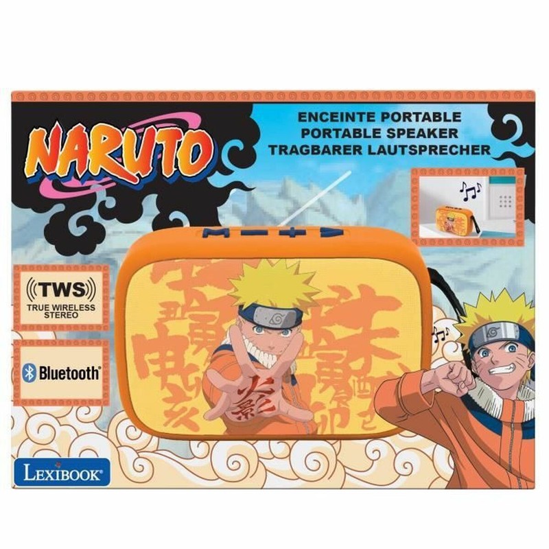 Altavoz portátil Lexibook con diseño Naruto Uzumaki