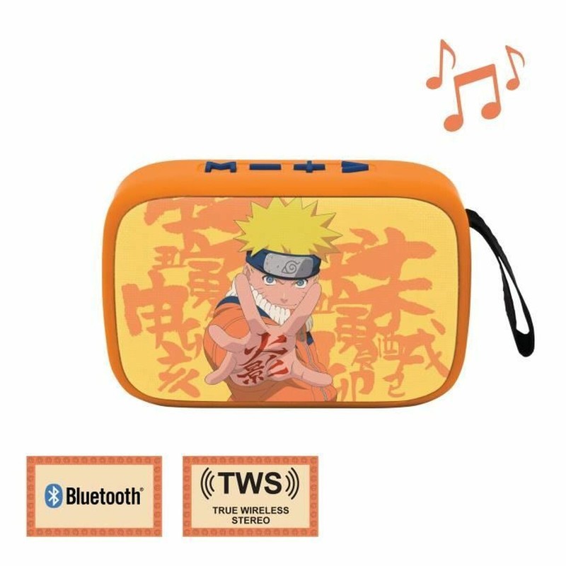 Audio portátil temático: Altavoz Bluetooth USB Naruto