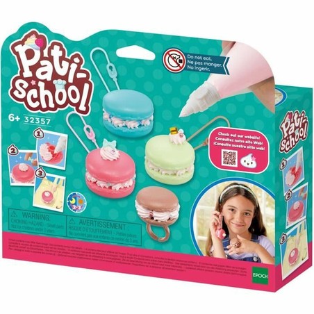 Juego de manualidades niños Pati-School haciendo macarons