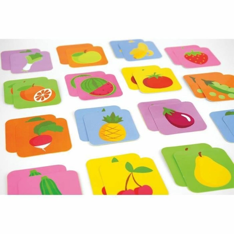 Juguetes aprendizaje alimentos con tarjetas memoria