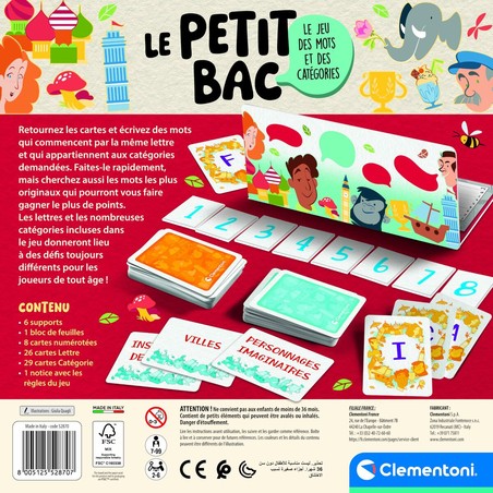 Juego de mesa El Pequeño Bac: Construcción de estrategias y memoria