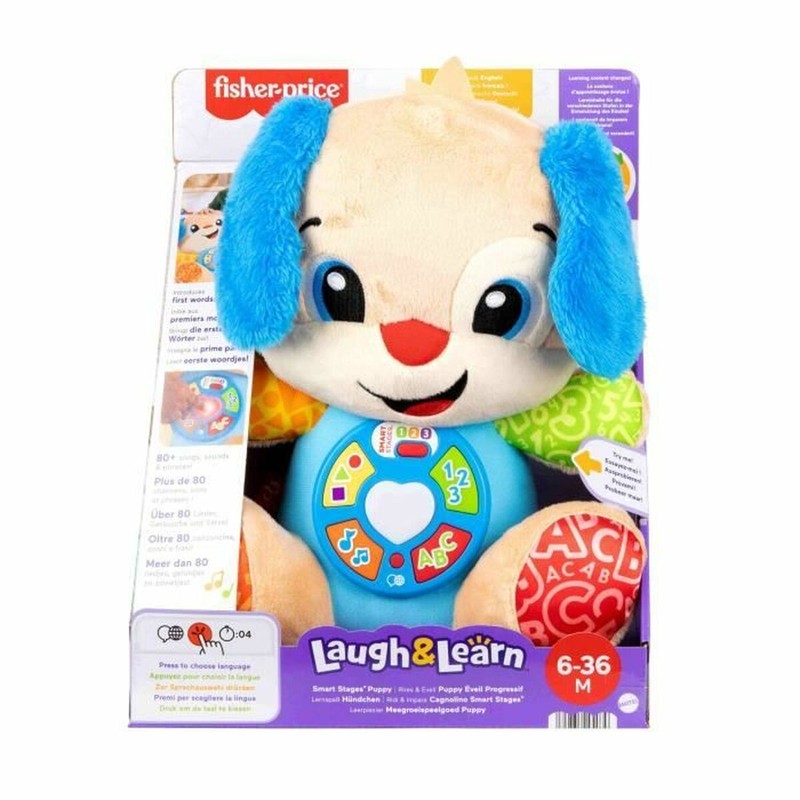 Juguete construcción motricidad fina: Peluche interactivo Fisher-Price