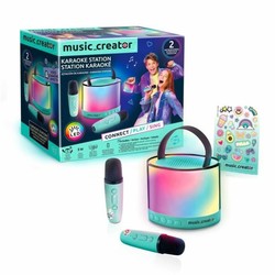 Juguetes construcción niños: Altavoz Karaoke Canal Toys con micrófono