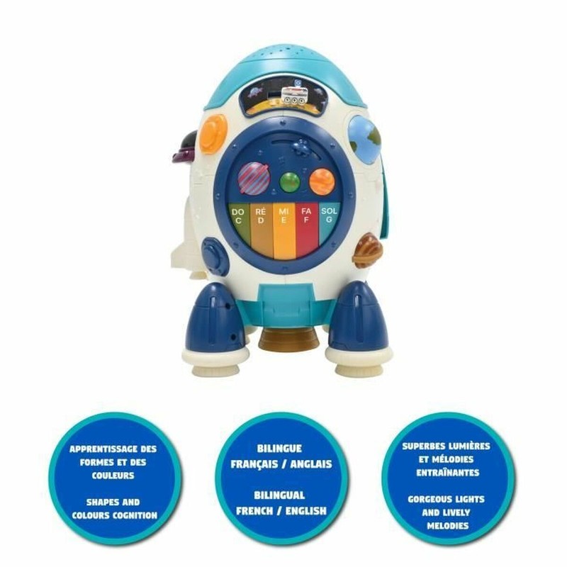 Bloques construcción infantiles: Ambiente mágico con proyector Lexibook para niños +5 años