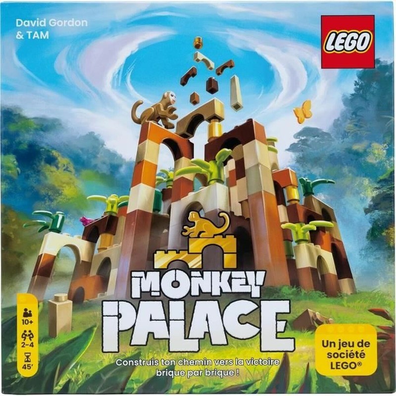 Caja del juego de mesa Lego Monkey Palace en francés