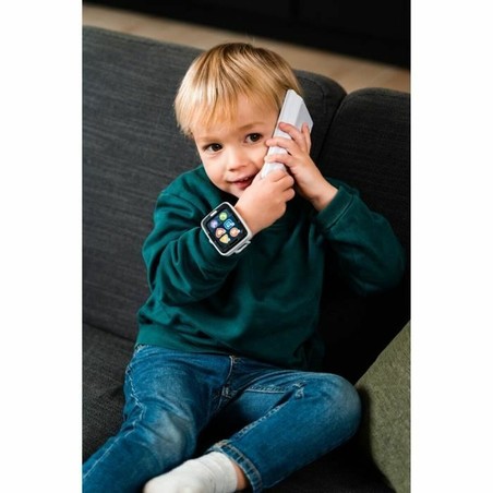 Juego imitación bebés: reloj y teléfono con sonidos