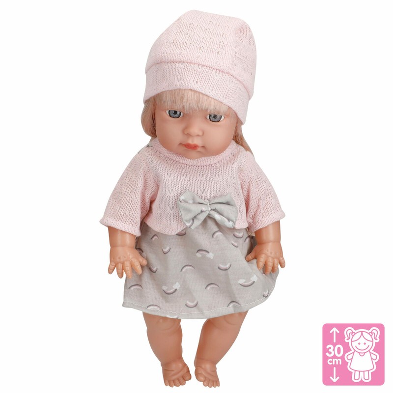Muñeca Colorbaby con suaves cabellos rubios y accesorios