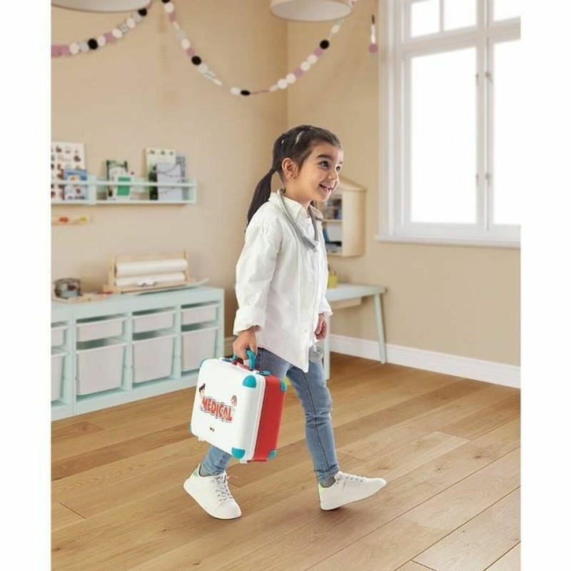 Set médico infantil Smoby con estetoscopio y jeringuilla para juego de rol