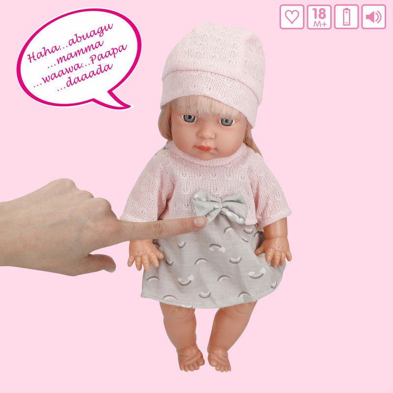 Muñeca para bebés 18 meses, estimulación sensorial