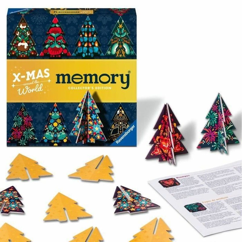 Niños jugando alegremente con juego de mesa Ravensburger, desarrollo cognitivo