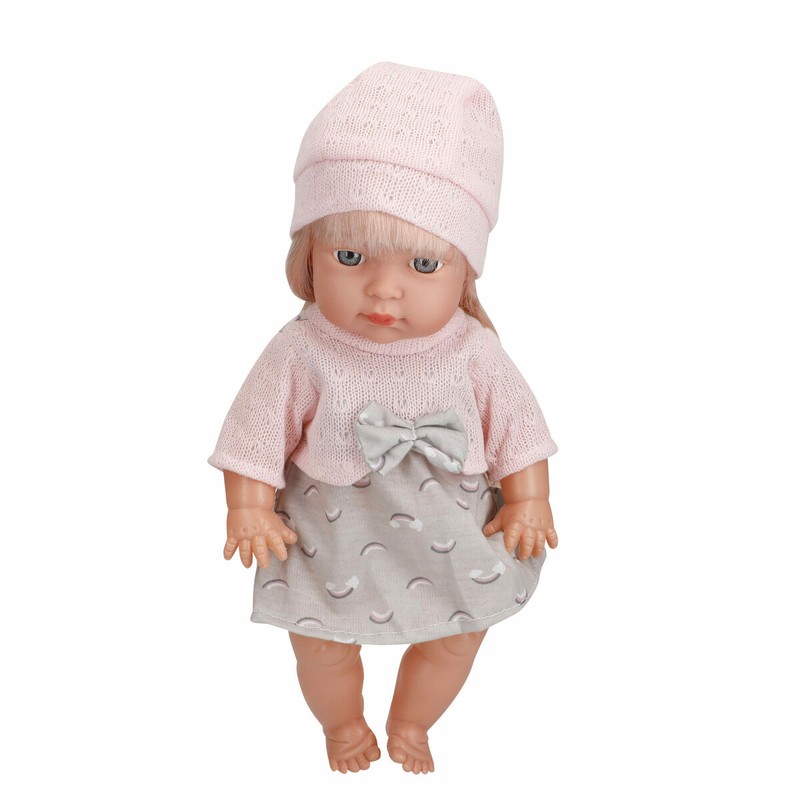 Detalle de muñeca bebé Colorbaby con conjunto de ropa