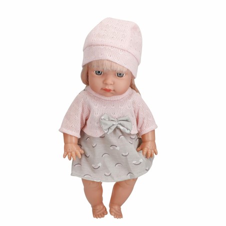 Detalle de muñeca bebé Colorbaby con conjunto de ropa