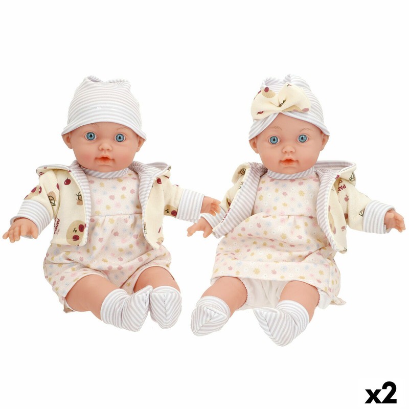 Juguetes construcción niños: Set Muñecas Colorbaby, pack de 2 unidades
