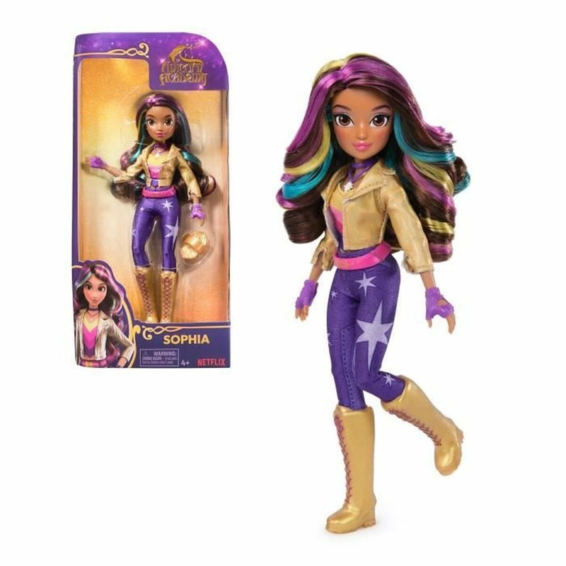 Muñeca Sophia Academia Unicornio Spin Master con accesorios