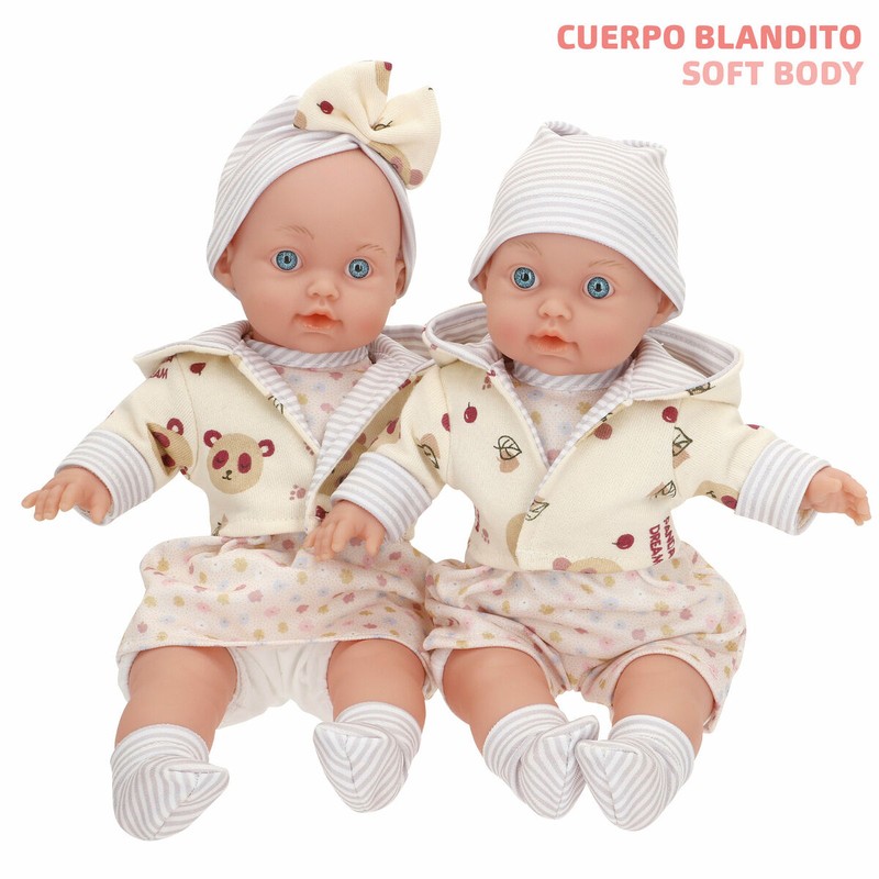 Muñecas blanditas Colorbaby, seguras y adaptadas para niños a partir de 2 años
