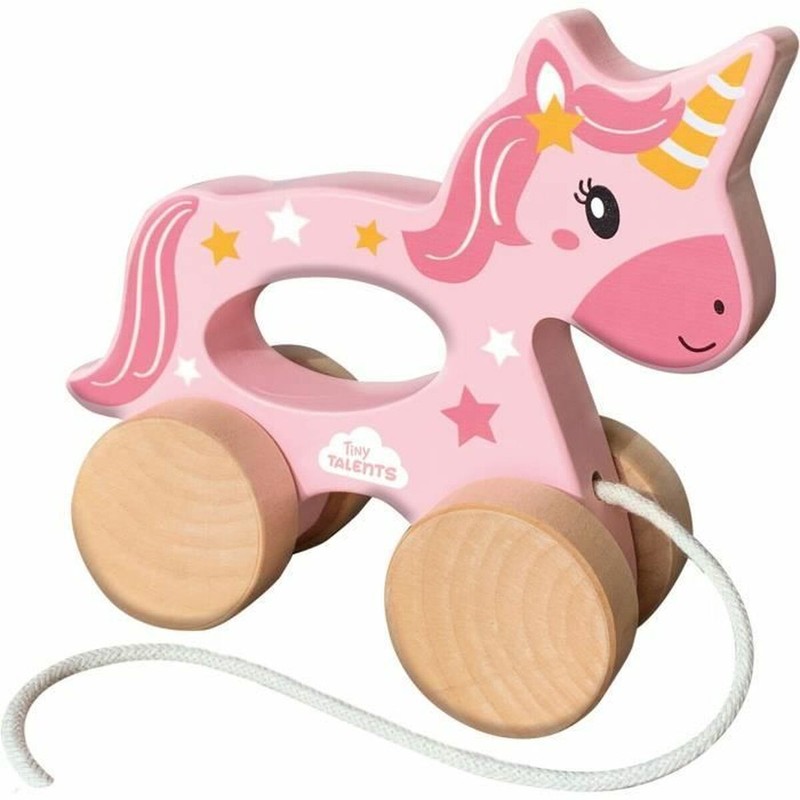 Unicornio articulado de madera para bebés SES Creative
