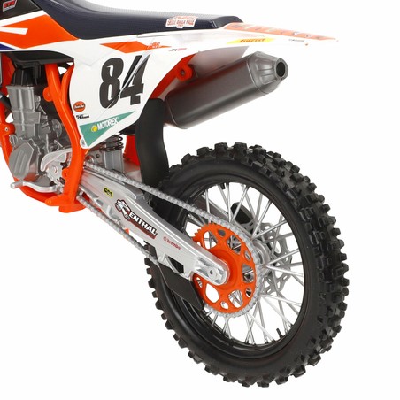 Moto Maisto de metal die-cast con soporte de exposición