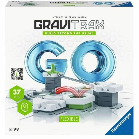 Juguetes construcción niños: Gravitrax GO Flexible con canica en acción