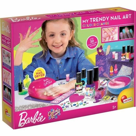 Tatuajes temporales niños Barbie Lisciani Giochi, kit de creatividad