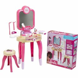 Tocador Barbie Happy Vibes para niñas, centro de belleza infantil