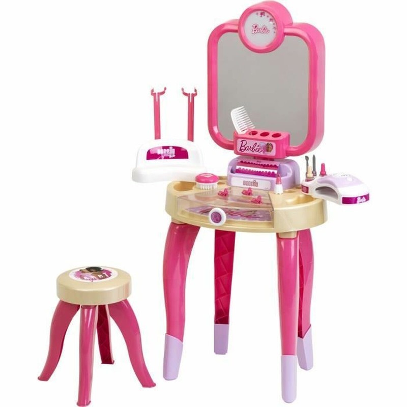 Tocador de juguete Barbie Happy Vibes, resistente y seguro para niñas