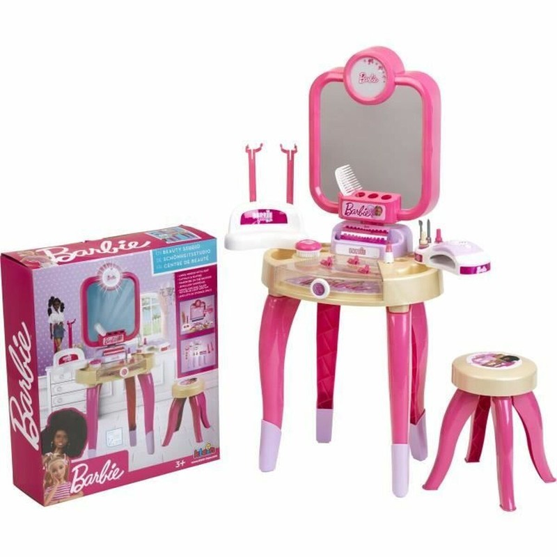 Accesorios del tocador infantil Barbie, peines y maquillaje de juguete
