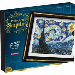 Manualidades niños: kit lentejuelas Van Gogh Lansay