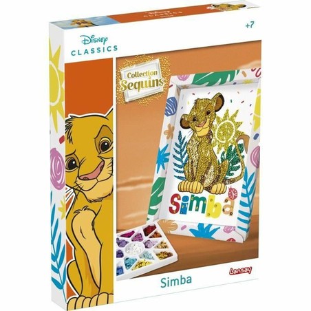 Set pintura niños con lentejuelas brillantes