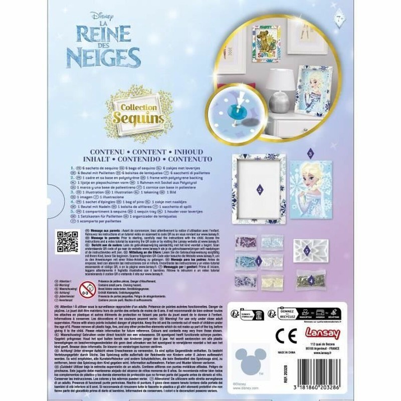 Caja del juego creativo de Frozen, ideal para desarrollar la imaginación.