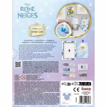 Caja del juego creativo de Frozen, ideal para desarrollar la imaginación.