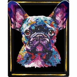 Manualidades niños Lansay Kit Lentejuelas Perro Pop Art 2