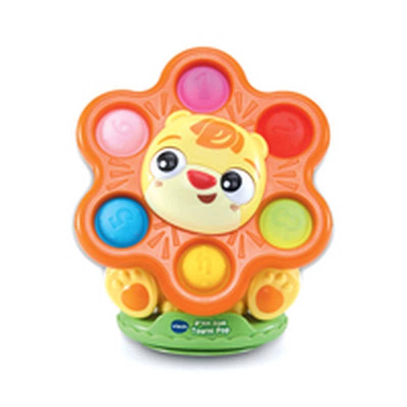 Detalle de la cara del muñeco bebé Vtech Little Lion