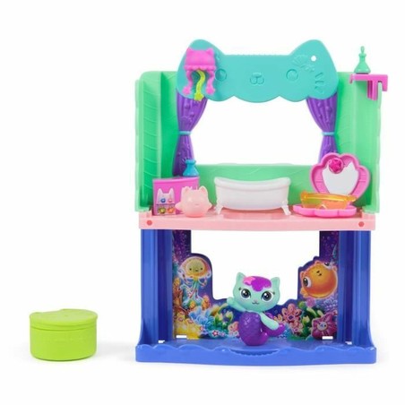 Accesorios Gabby Casa Mágica: mesa de laboratorio y tocador