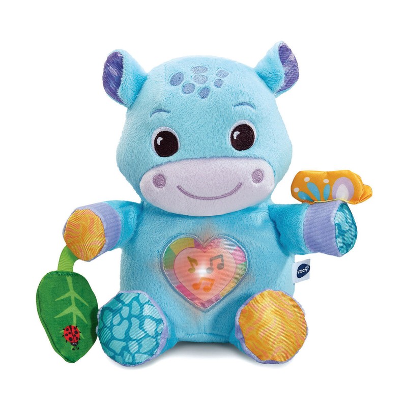 Bloques construcción infantiles: Muñeca Bebé Vtech Théo, hipopótamo de peluche