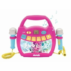 Altavoz karaoke Minnie Mouse, ideal para bloques construcción infantiles