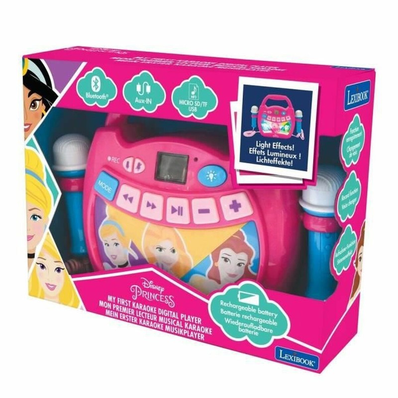 Micrófono Karaoke Bluetooth para niñas con efectos de voz