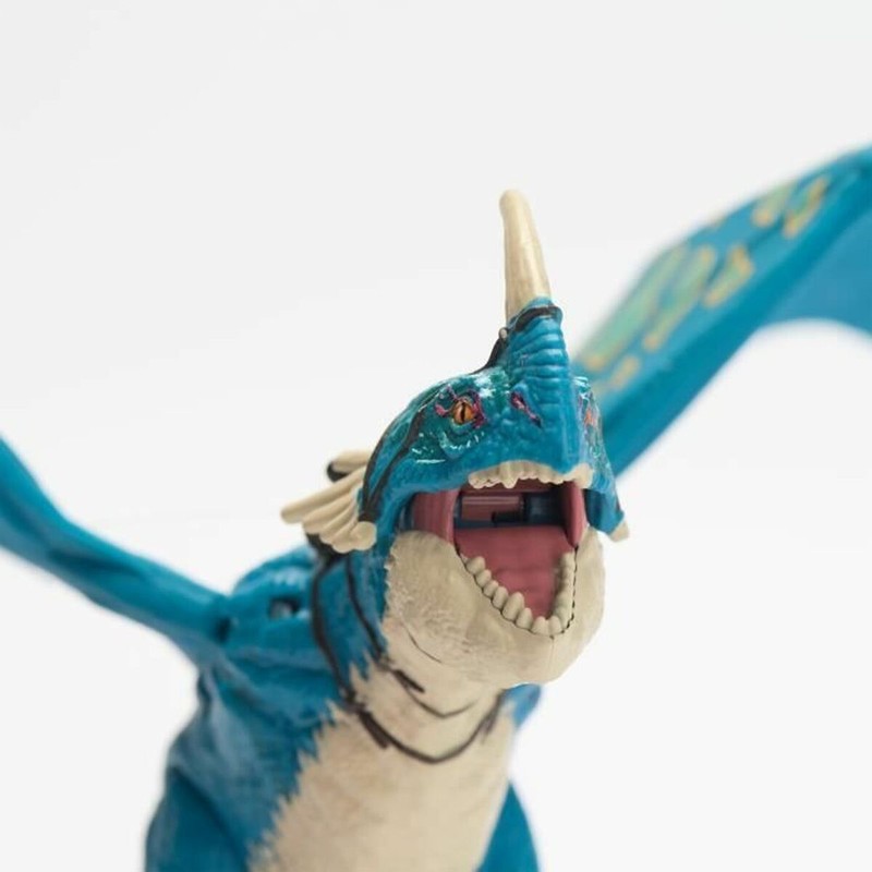 Astrid montando a Nader Mortífero, figuras articuladas para juego imaginativo