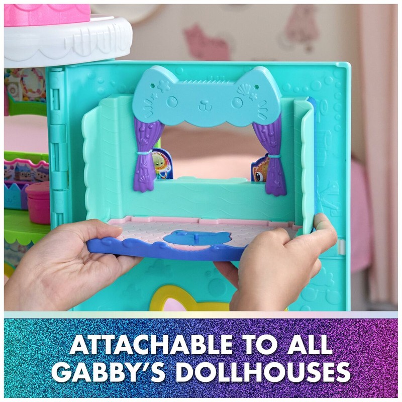 Playset Gabby Casa Mágica: vista frontal de la caja con Gatirena