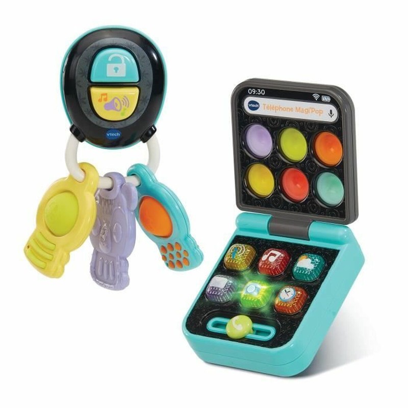 Teléfono Vtech Baby MAGI'POP, juguetes construcción niños