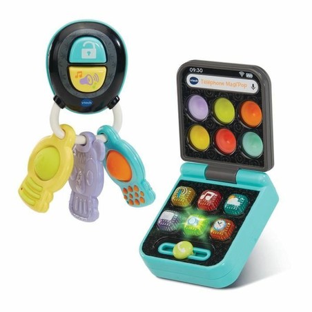 Teléfono Vtech Baby MAGI'POP, juguetes construcción niños