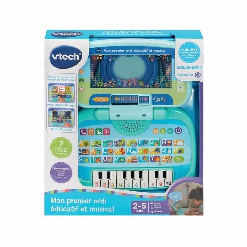 Computadora infantil musical Vtech, ideal para el aprendizaje precoz de niños
