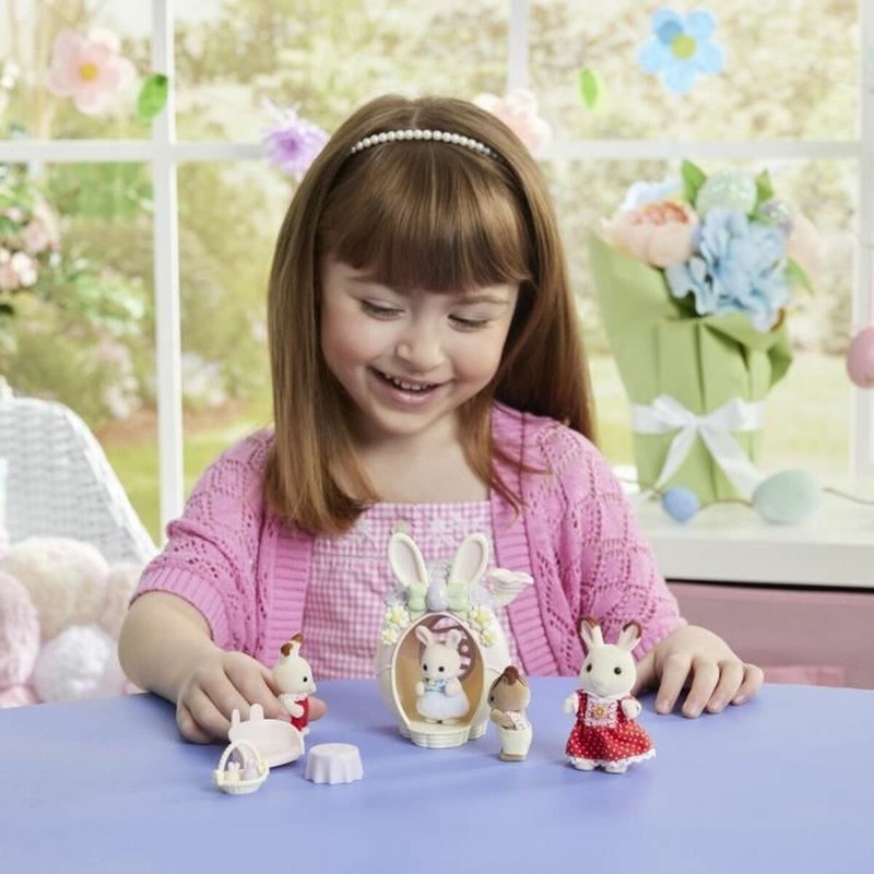 Bloques Construcción Infantiles Sylvanian Families con figuras