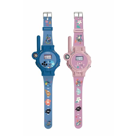 Smartwatch infantil Stitch Lexibook en primer plano, mostrando pantalla digital