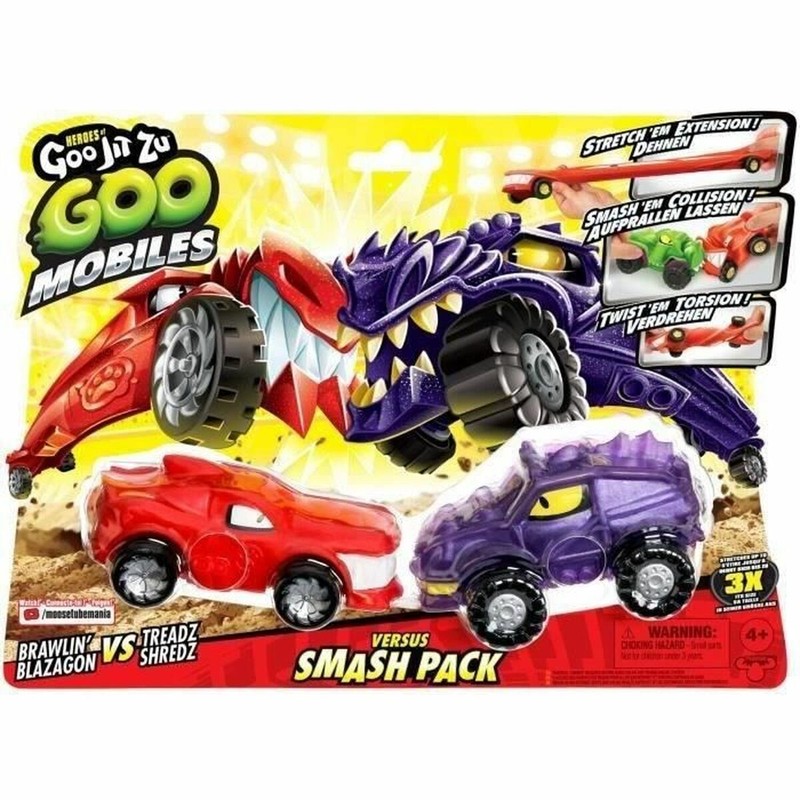 Juguetes construcción niños: Set Vehículos Goo Mobiles Blazagon y Treads Shredz