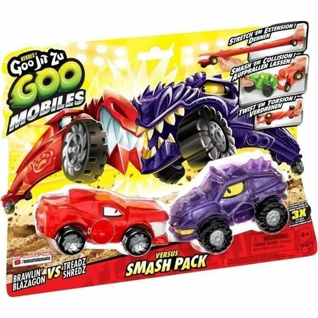 Juguete construcción motricidad fina: Embalaje de los Goo Mobiles Blazagon y Treads Shredz