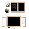 Pizarra doble cara niños Jeujura de madera, ideal para dibujo y aprendizaje