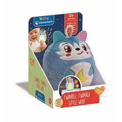 Muñeca bebé interactiva Clementoni con sonidos, ideal para el desarrollo sensorial.