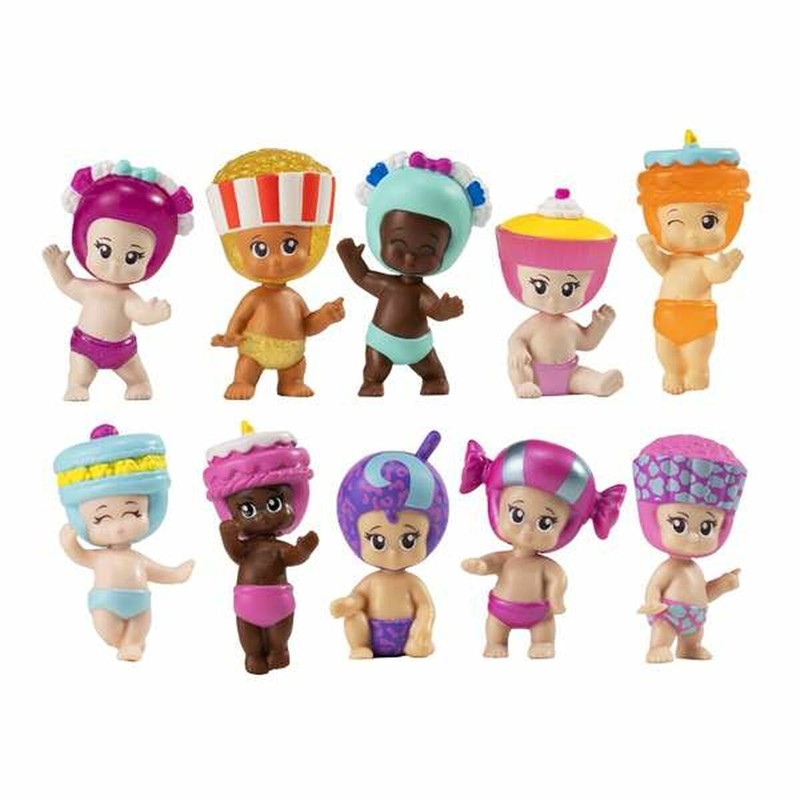 Primer plano de la cara de la muñeca bebé Bandai