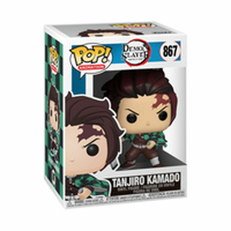 Detalle de Funko Pop Tanjiro Kamado original anime